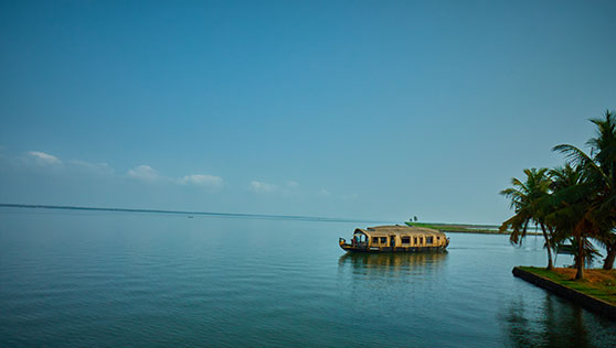 Xandari Riverscapes houseboats in the Alleppey backwaters